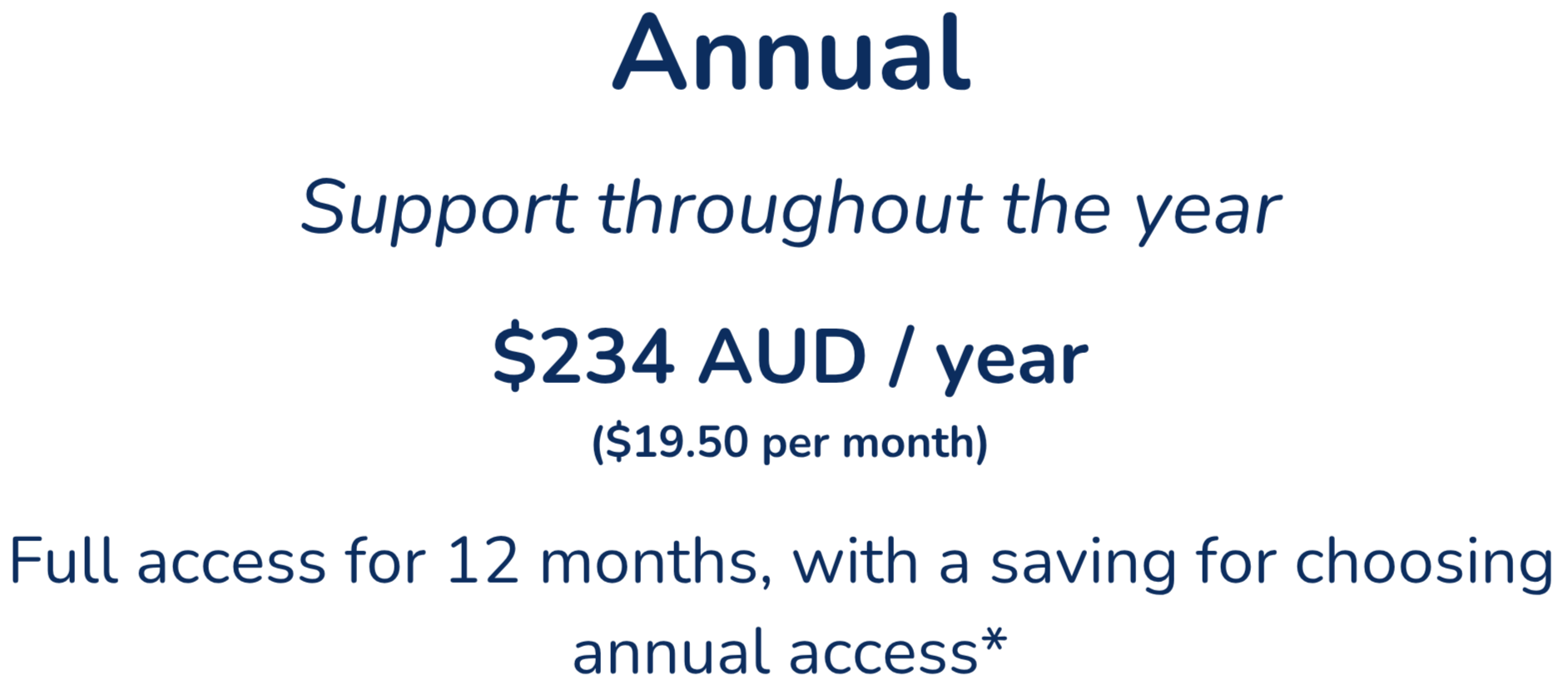 Monthly Membership